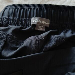Eddie Bauer Black Elastic Waist Shorts
